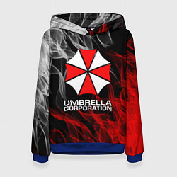 Толстовка-худи женская UMBRELLA CORP, цвет: 3D-синий