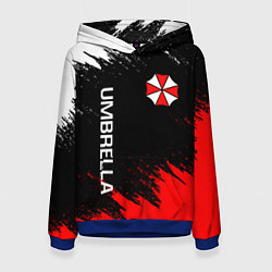 Толстовка-худи женская UMBRELLA CORP, цвет: 3D-синий