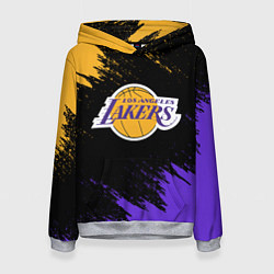 Толстовка-худи женская LA LAKERS, цвет: 3D-меланж