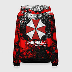 Толстовка-худи женская UMBRELLA CORP, цвет: 3D-черный