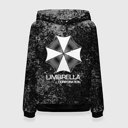 Толстовка-худи женская UMBRELLA CORP, цвет: 3D-черный