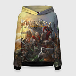 Толстовка-худи женская Heroes of Might and Magic, цвет: 3D-черный