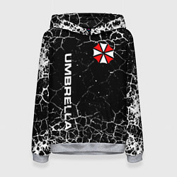 Толстовка-худи женская UMBRELLA CORPORATION, цвет: 3D-меланж