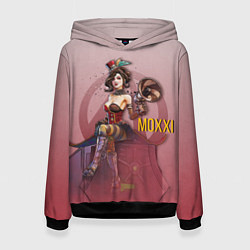 Толстовка-худи женская Mad Moxxi, цвет: 3D-черный