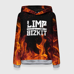 Толстовка-худи женская LIMP BIZKIT, цвет: 3D-меланж