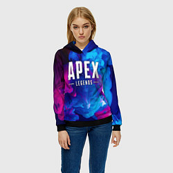 Толстовка-худи женская APEX LEGENDS, цвет: 3D-черный — фото 2