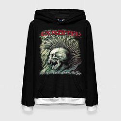 Толстовка-худи женская The Exploited, цвет: 3D-белый
