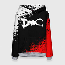 Толстовка-худи женская DEVIL MAY CRY DMC, цвет: 3D-меланж