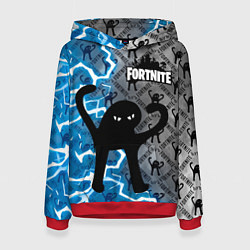Толстовка-худи женская ЪУЪ FORTNITE, цвет: 3D-красный