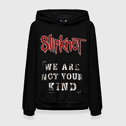 Толстовка-худи женская SLIPKNOT WANYK, цвет: 3D-черный