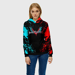 Толстовка-худи женская DEVIL MAY CRY, цвет: 3D-черный — фото 2