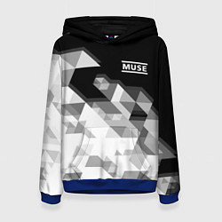 Толстовка-худи женская Muse, цвет: 3D-синий
