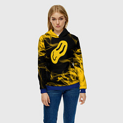 Толстовка-худи женская ПОШЛАЯ МОЛЛИ, цвет: 3D-синий — фото 2