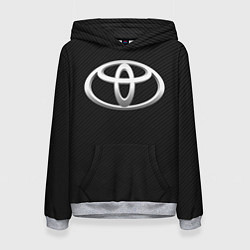 Женская толстовка Toyota carbon