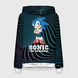 Толстовка-худи женская SONIC СОНИК, цвет: 3D-белый