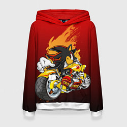 Толстовка-худи женская Ёж Шедоу, цвет: 3D-белый