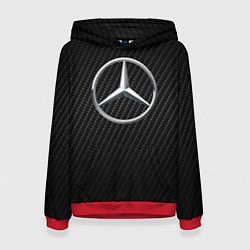 Толстовка-худи женская MERCEDES, цвет: 3D-красный