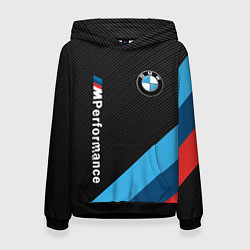 Толстовка-худи женская BMW M PERFORMANCE, цвет: 3D-черный