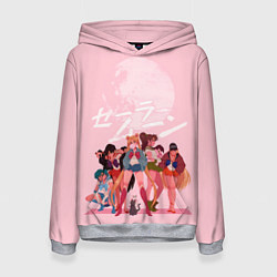 Женская толстовка PINK SAILOR MOON