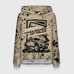 Толстовка-худи женская OffRoad Team, цвет: 3D-меланж