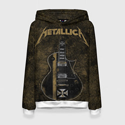 Толстовка-худи женская Metallica, цвет: 3D-белый