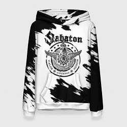 Толстовка-худи женская Sabaton, цвет: 3D-белый
