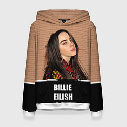 Толстовка-худи женская Billie Eilish, цвет: 3D-белый