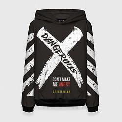 Толстовка-худи женская Off-White: Dangerous, цвет: 3D-черный