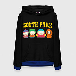 Толстовка-худи женская South Park, цвет: 3D-синий