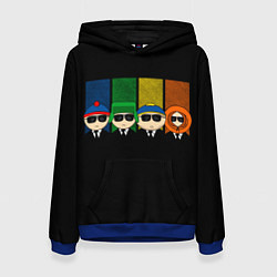 Толстовка-худи женская South Park, цвет: 3D-синий