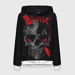Толстовка-худи женская Bullet For My Valentine, цвет: 3D-белый