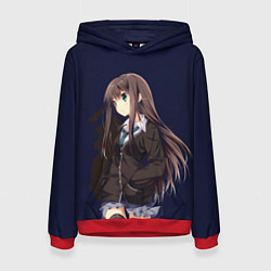 Толстовка-худи женская Аниме, цвет: 3D-красный