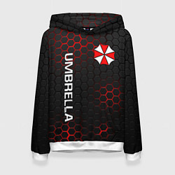 Толстовка-худи женская UMBRELLA CORP, цвет: 3D-белый