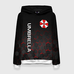 Толстовка-худи женская UMBRELLA CORP, цвет: 3D-белый