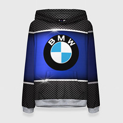 Толстовка-худи женская BMW, цвет: 3D-меланж