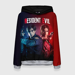 Толстовка-худи женская Resident Evil 2, цвет: 3D-меланж