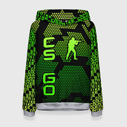 Толстовка-худи женская CS GO Oko, цвет: 3D-меланж