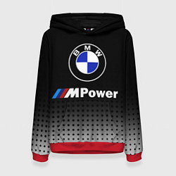 Толстовка-худи женская BMW, цвет: 3D-красный