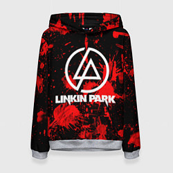 Толстовка-худи женская Linkin Park, цвет: 3D-меланж