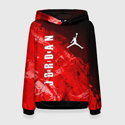 Толстовка-худи женская MICHAEL JORDAN AIR, цвет: 3D-черный