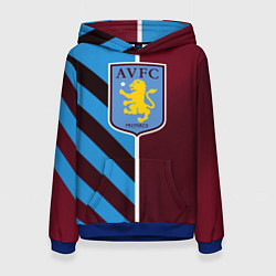 Толстовка-худи женская Астон Вилла, цвет: 3D-синий