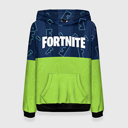 Толстовка-худи женская FORTNITE ФОРТНАЙТ, цвет: 3D-черный