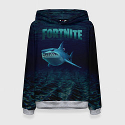 Толстовка-худи женская Loot Shark Fortnite, цвет: 3D-меланж