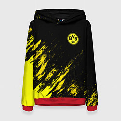 Толстовка-худи женская BORUSSIA, цвет: 3D-красный