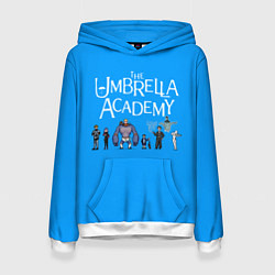 Толстовка-худи женская The umbrella academy, цвет: 3D-белый