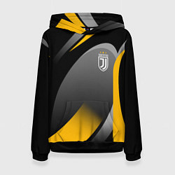 Толстовка-худи женская Juventus Uniform, цвет: 3D-черный