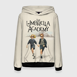 Толстовка-худи женская The umbrella academy, цвет: 3D-черный