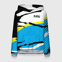 Толстовка-худи женская Judo, цвет: 3D-меланж