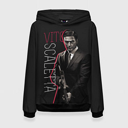 Толстовка-худи женская Vito, цвет: 3D-черный