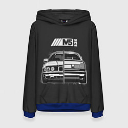 Толстовка-худи женская BMW, цвет: 3D-синий